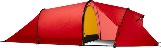 Hilleberg Nallo 3 GT Tunnel Telt Rød for 2-3 personer med Ventilasjon