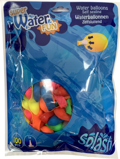 Vannballonger selvlukkende