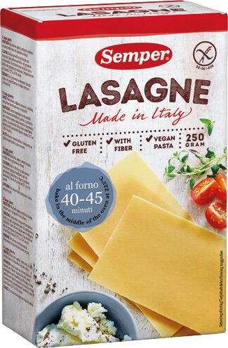 Semper Lasagne Glutenfri 250g Semper Lasagne Glutenfri 250g