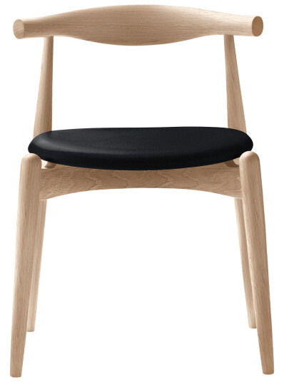 Carl Hansen & Søn CH20 Elbow Chair Hvitoljet eik / Lær gruppe A Loke 7150