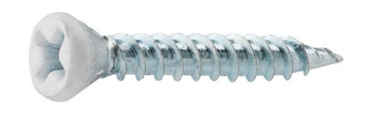 Grabber 166106 Sokkelskrue 16J-VIT 3.8 x 28 mm, 100-pakning