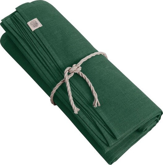 Lovely Linen Duk Classic i manglet lin Grønn Lovely Linen Duk Classic i manglet lin Grønn