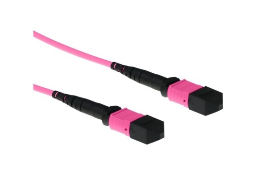 Act 12 Meter Multimode 50/125 Om4 Polarity B Fiber Patch Cable With Mtp Female Connectors. 12M Mtp/Mpo(F) 50/125 Om4 P B (Rl7772)