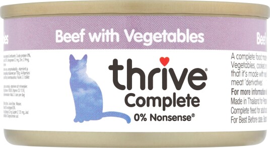 Thrive Complete Biff Med Grønnsaker 24 X 75 G