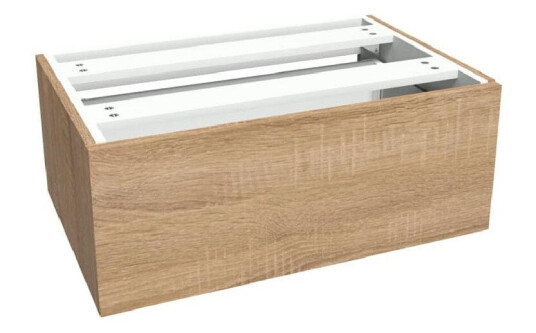 Vikingbad Sideskap Slett MIE Demi - Mål: B(60-90)Xh46xd29 cm Lys eik / 70cm