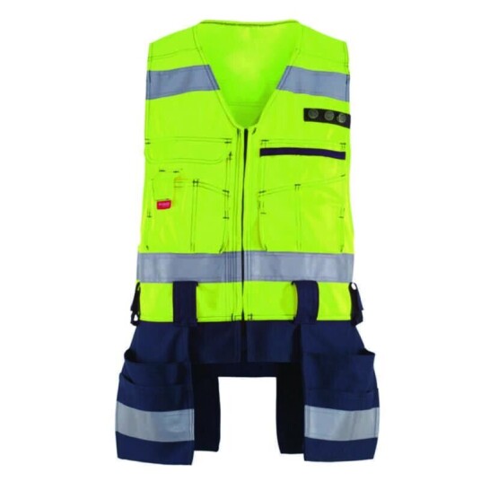 Strakofa Synlig Plus Håndverkervest Str. (US/ CA): L, HiVis Gul Strakofa Synlig Plus Håndverkervest Str. (US/ CA): L, HiVis Gul