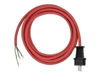 brennenstuhl H05RR-F 3G1,5 - Strømkabel - uisolert tråd til power CEE 7/7 (hann) - AC 300/500 V - 3 m - rød