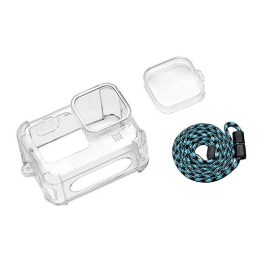 Puluz Etui med Linsedeksel og Halsrem for GoPro Hero 9 / 10 / 11 Puluz Etui med Linsedeksel og Halsrem for GoPro Hero 9 / 10 / 11