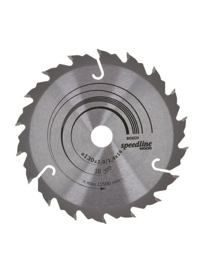 Bosch Sirkelsagblad Speedline Wood 130 x 16 x 2,0 mm, 18