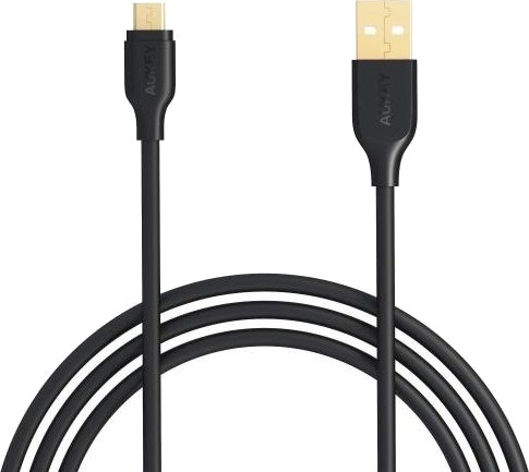 Aukey Cb-Md1, 1 M, Usb A, Micro-Usb B, Usb 2.0, 0,48 Gbit/S, Sort Aukey Cb-Md1, 1 M, Usb A, Micro-Usb B, Usb 2.0, 0,48 Gbit/S, Sort