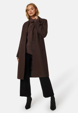 SELECTED FEMME Alma Wool Coat Java Detail:MELANGE 34