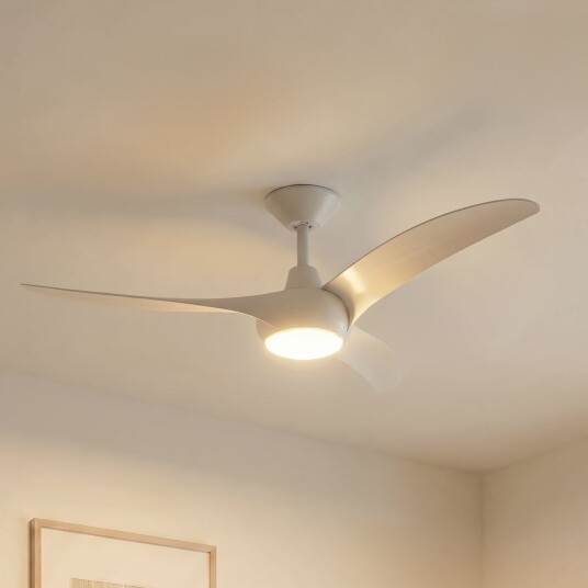 Briya LED takvifte CCT dimbar Ø 116 cm hvit – Lindby Lindby Briya dimmbar Hvit Stue Plast Moderne 35 Hvit