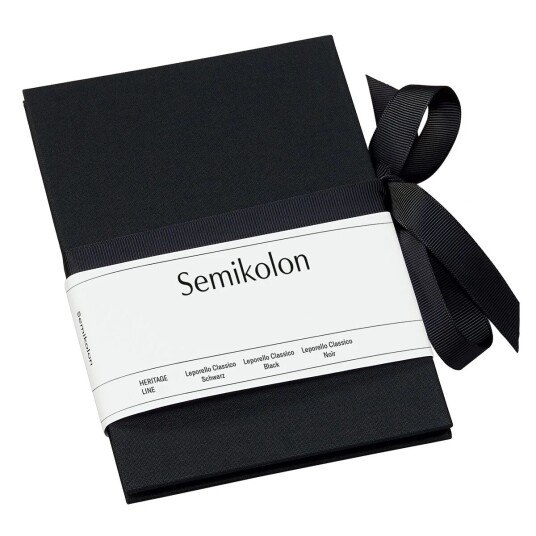 Semikolon Trekkspillalbum Leporello Classico Black