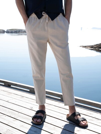 Only & Sons Linus Crop Pants Beige S