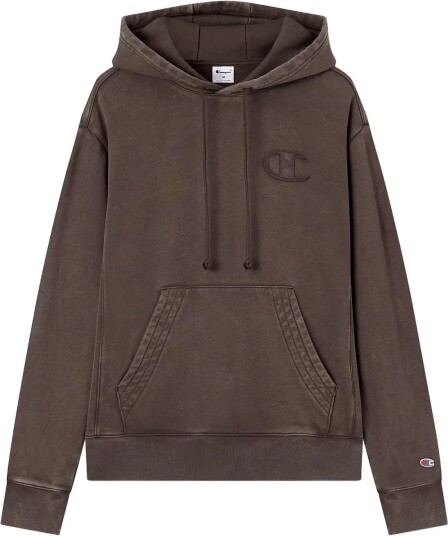 Champion Hooded Sweatshirt Brown S