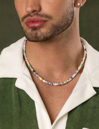 Nialaya Necklace   Multi/patterned   ONE SIZE 51 cm