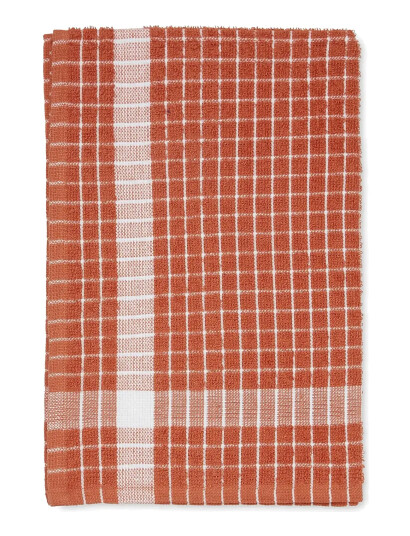Engholm Textiles Petit Frotte Recycle - Orange - 45X70 Engholm Textiles Petit Frotte Recycle - Orange - 45X70