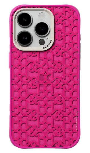 Nudient Form Case iPhone 15 Pro Deksel - Barbie Monogram