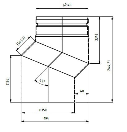 Ø150 Senterforskyver Ø150 Senterforskyver
