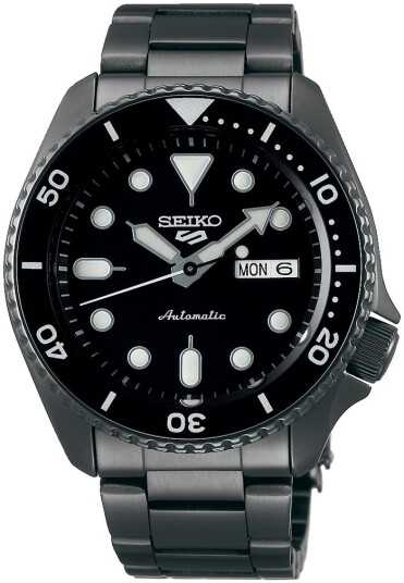 Seiko 5 Sports Herreklokke SRPD65K1 Sort/Stål Ø43 mm