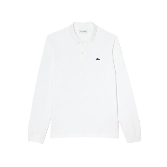 Lacoste Long Sleeve Piké White Lacoste Long Sleeve Piké White