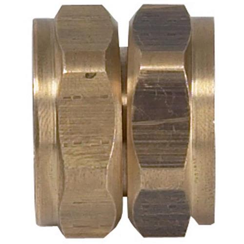 Vatette 1946088 Dobbeltmutter 22 mm, messing