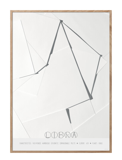 ChiCura Libra - The Scales - Multi/patterned - 29.7X42CM ChiCura Libra - The Scales - Multi/patterned - 29.7X42CM