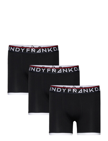 Frank Dandy 3-P St Paul Bamboo Boxer - Black - S