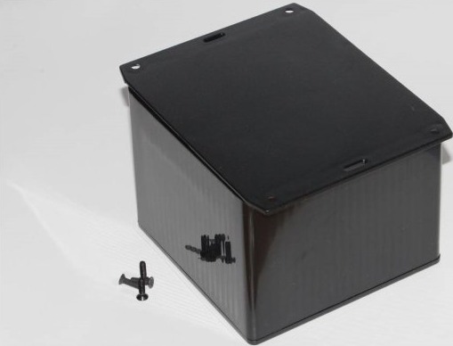 Hammond Electronics 1591VF2GY 120 × 120 × 94 mm ABS Grå Kabinett