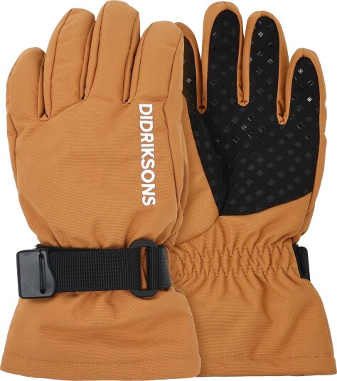 Didriksons Kids' Biggles Gloves 3 Almond Tree 6 8 years