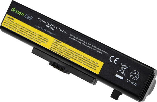 Green Cell Batteri til Lenovo Y480, V480 etc. 6600mAh, 11.1V
