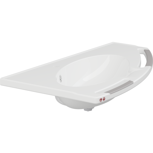 Pressalit Care Matrix Angle Deep 100x57,1 Cm Høyre Hvit Pressalit Care Matrix Angle Deep 100x57,1 Cm Høyre Hvit