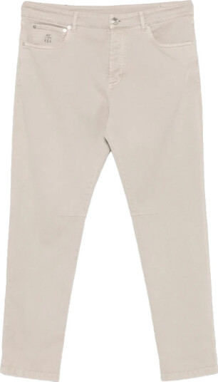 Brunello Cucinelli Herre Jeans Beige M,