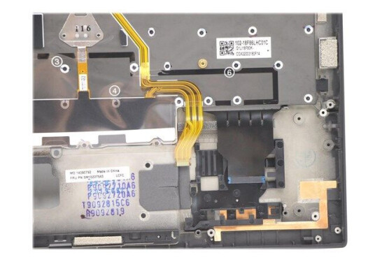 Lenovo Chicony - Brbart tastatur - til utskifting - Italiensk
