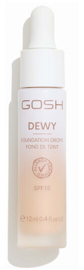 Gosh Dewy Foundation Drops Lysende Foundation 004 Fair 12ml Gosh Dewy Foundation Drops Lysende Foundation 004 Fair 12ml
