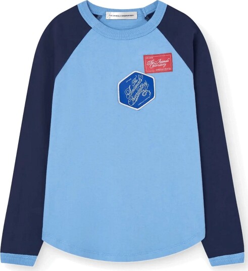THE ANIMALS OBSERVATORY Anteater Kid Long Sleeve T Shirt Pink   Blue   6 Y