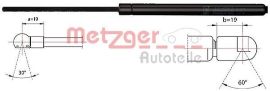 Baklukedemper METZGER 2110487 Baklukedemper METZGER 2110487