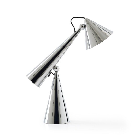 Tom Dixon - Pose Task LED Bordlampe Silver - Lampemesteren