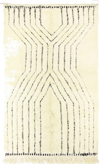 Kelim teppe Marokkansk Beni Ourain 282 x 172 cm Kelim teppe Marokkansk Beni Ourain 282 x 172 cm