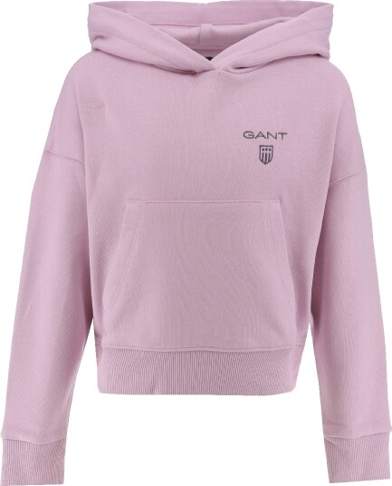 GANT Hettegenser Kontrast Shield Winsome Orchid GANT 15 år 170 Hettegenser Lilla