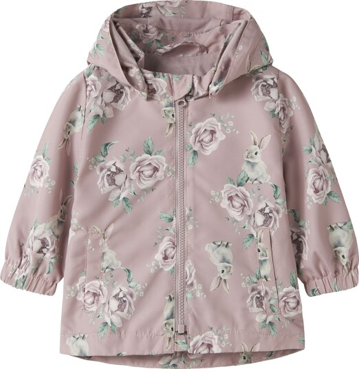 Name It Overgangsjakke NbfMaxi Minnesmerke Lilac/Floral Kani Name It 1 år 80 Overgangsjakke Rosa