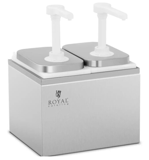 Royal Catering Dressing-dispenser - 2 pumper - 2 x 2 liter 10011449