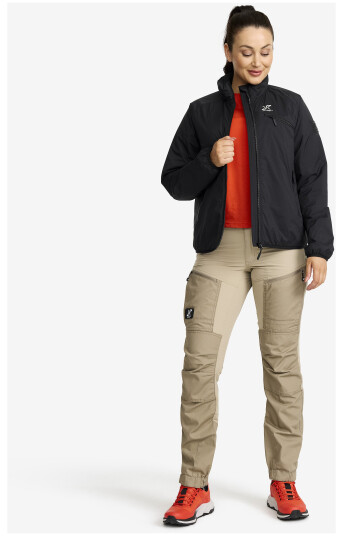 Flatter Insulated Jacket Dame Black Størrelse:L Skalljakke Turjakke & Vindjakke Flatter Insulated Jacket Dame Black Størrelse:L Skalljakke Turjakke & Vindjakke