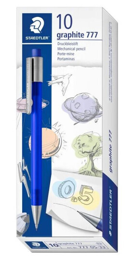 Staedtler Mechanical pencil graph.B 10 pcs 05mm Blue