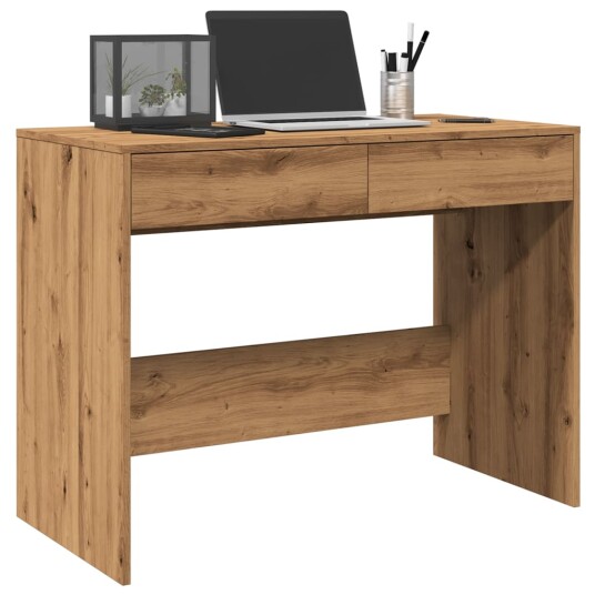 Skrivebord artisan eik 101x50x76,5 cm konstruert tre