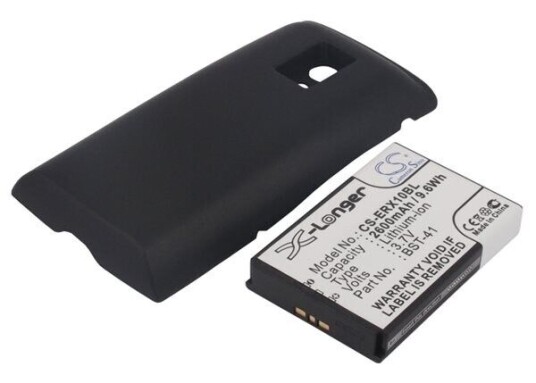 Sony Ericsson Xperia X10 batteri (2600 mAh 3.11 V, Sort) Sony Ericsson Xperia X10 batteri (2600 mAh 3.11 V, Sort)