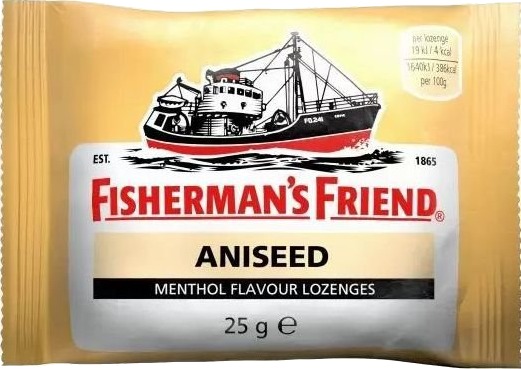 Fisherman's Friend med Smak av Anis og Mentol