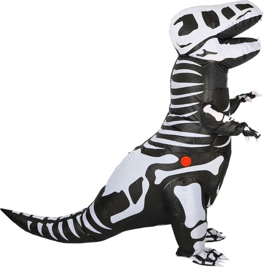 Hisab/Joker Oppblåsbar T-Rex Skjelett Kostyme One size 97908