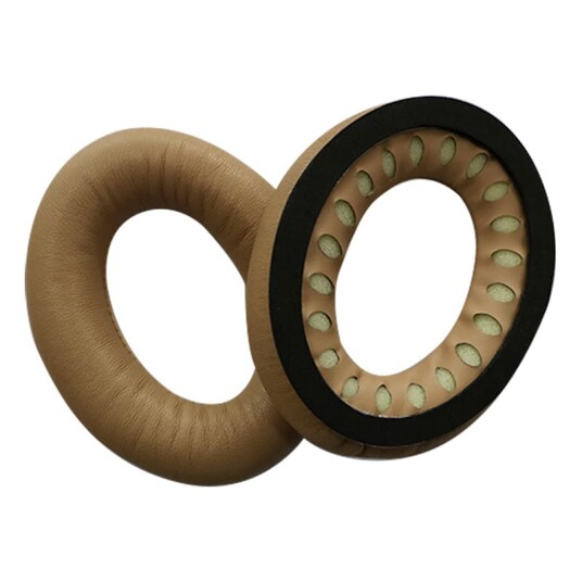 INF Øreputer for Bose QC35 Ekte skinn Kaki