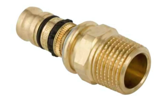 Geberit Mepla 26mm x 3/4" Adapter med Utvendige Gjenger for Hydraulikk